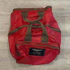 VTG 60’s U.S. Navy Flight Helmet Bag (Named On VP-40 CDR Officer H.J. Hinden)